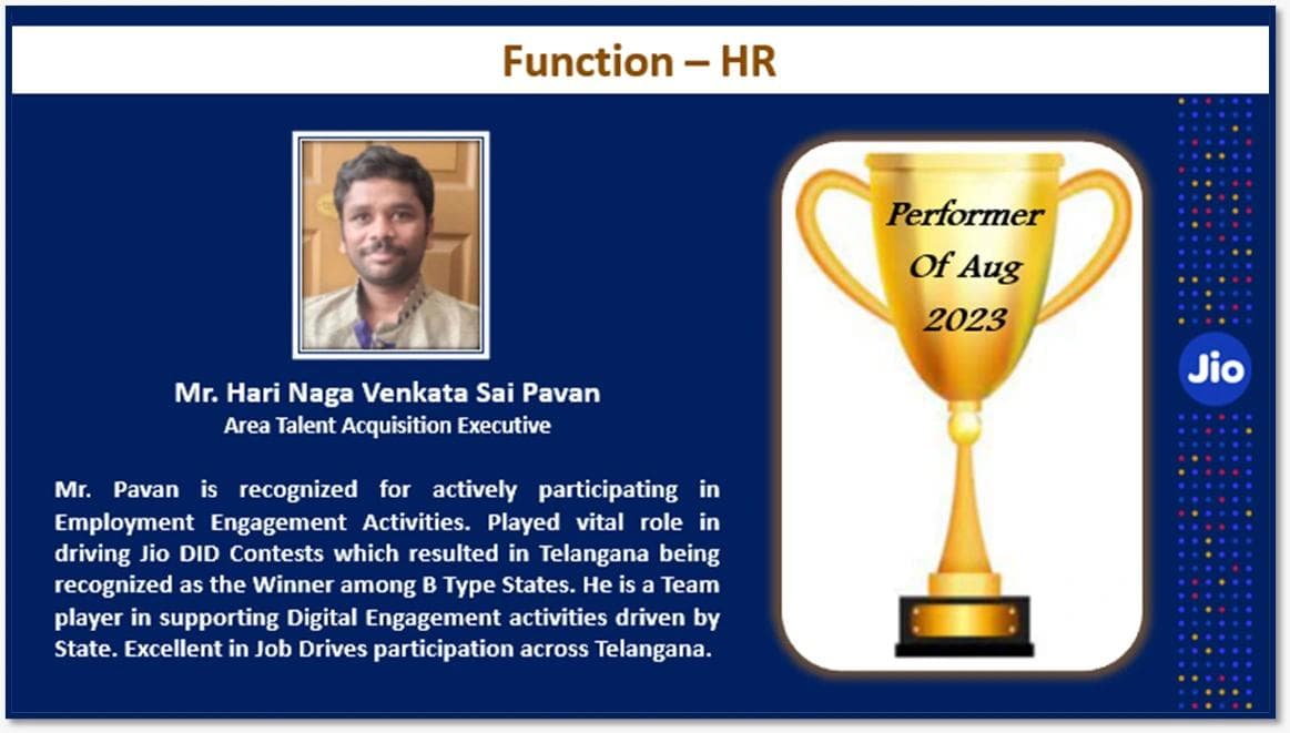 Jio Power Play – Winner, May '23